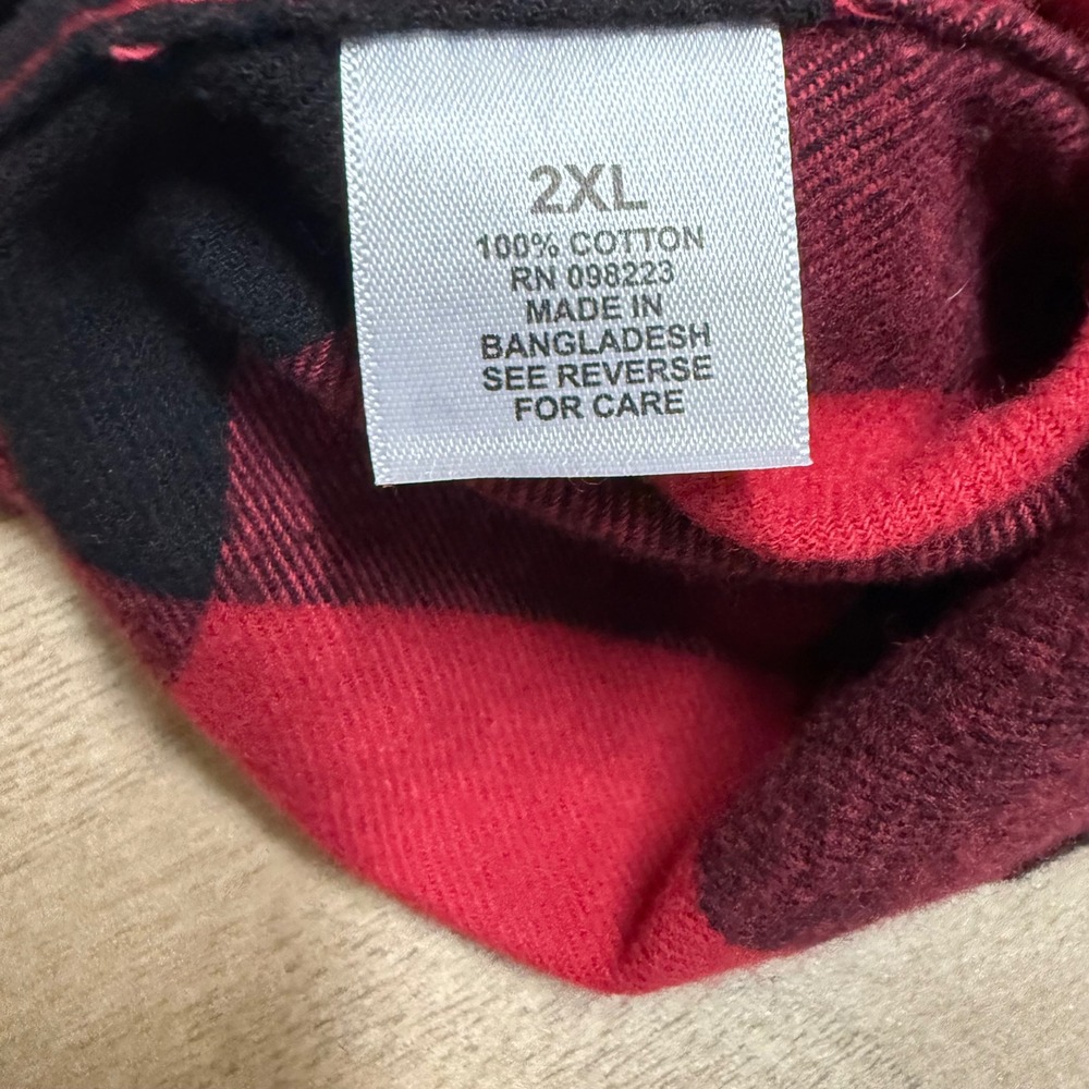 Magellan Outdoors Canyon Creek Flannel Shirt 2XL Buffalo Plaid Button Down NWT - Picture 7 of 10